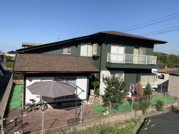 熊取町　Ｔ様邸　外壁塗装　屋根カバー工法　20191009