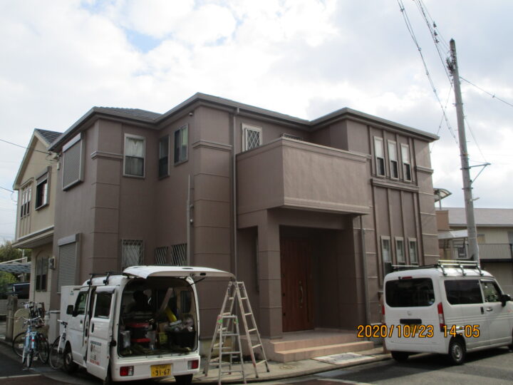 貝塚市　Ｋ様邸　外壁塗装　20230527