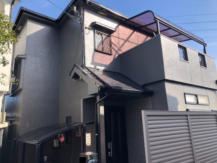 泉佐野市　Ｏ様邸　外壁塗装　屋根塗装　20210130