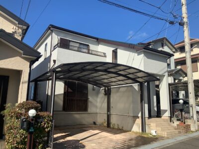 熊取町　Ｍ様邸　外壁塗装　屋根塗装　20211213