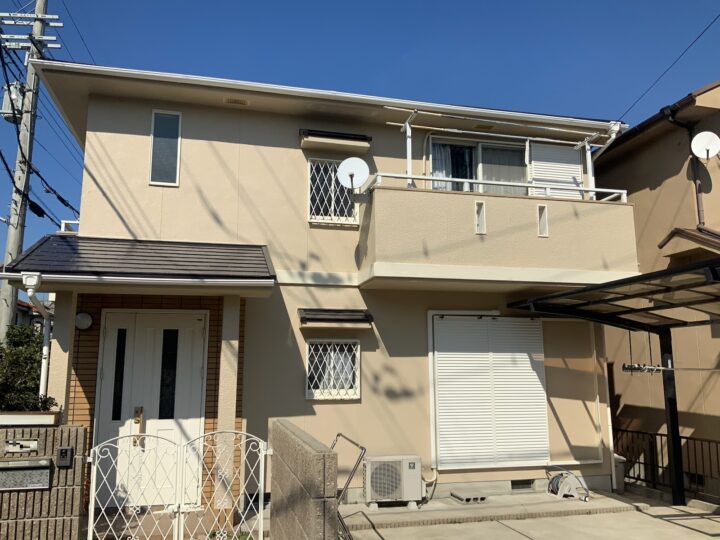 熊取町　外壁塗装/屋根塗装工事　完工日：2022/2/25