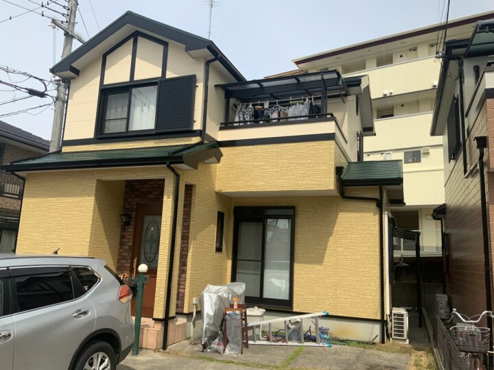 泉南市　外壁塗装/屋根塗装工事　完工日：2022/4/2