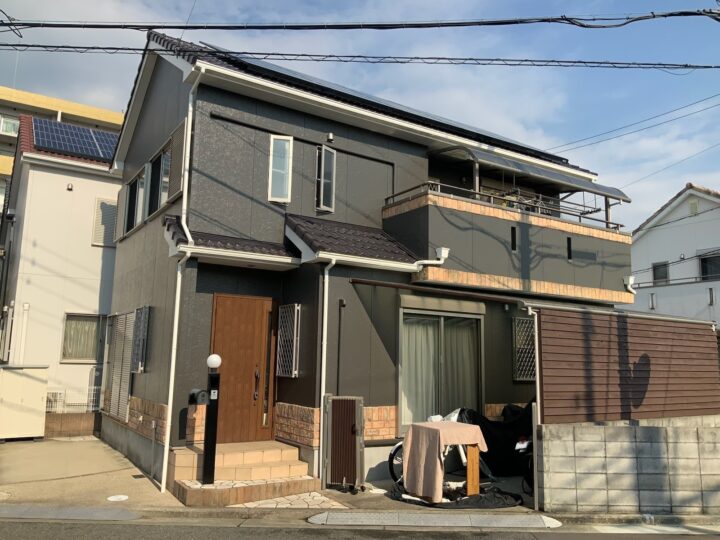 貝塚市　外壁塗装 屋根塗装工事　完工日：2023/10/25