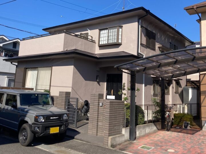 熊取町　E様邸　外壁塗装 屋根塗装　2023/11/23