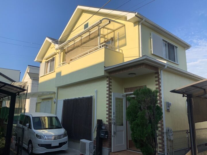 岸和田市　外壁塗装屋根塗装工事　完工日：2023/12/28