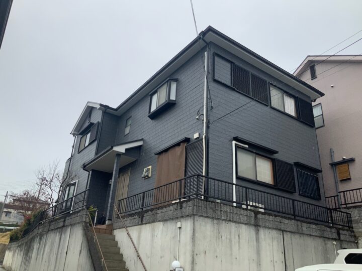 熊取町　S様邸　外壁塗装屋根塗装　2024/1/18