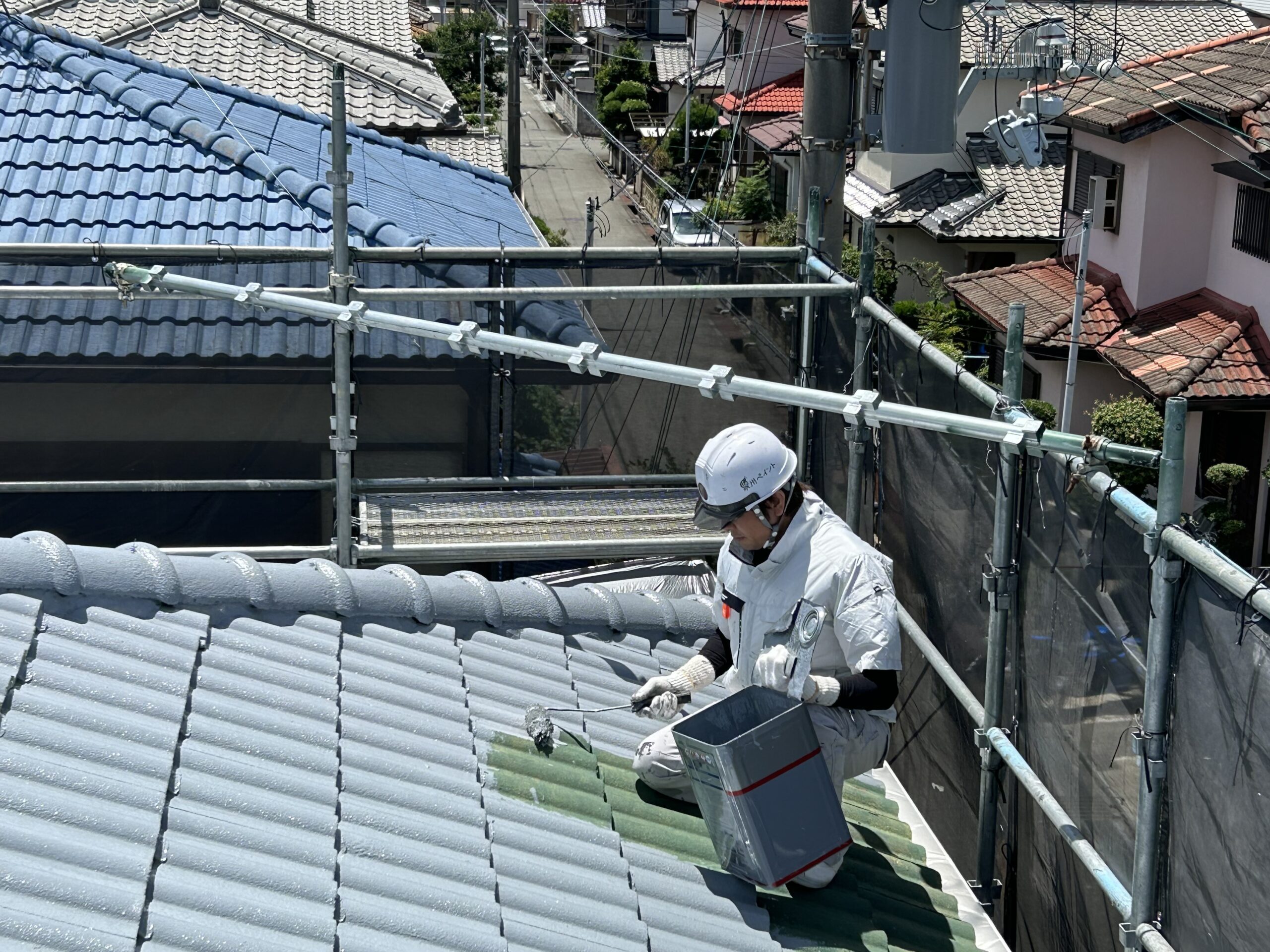 泉南市屋根塗装