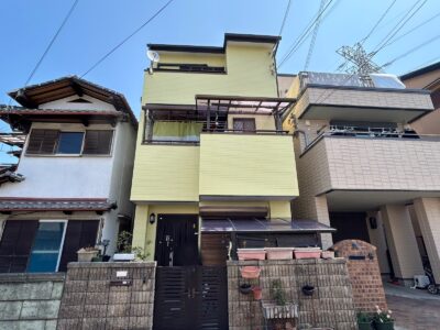 貝塚市　Ｎ様邸　外壁塗装屋根塗装　2025/4/12