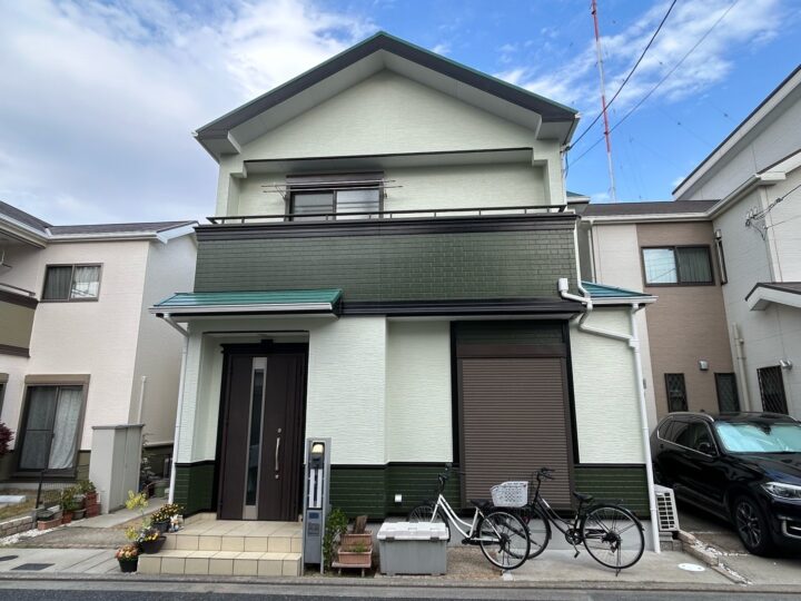 高石市　Ｏ様邸　外壁塗装屋根塗装　2025/4/14