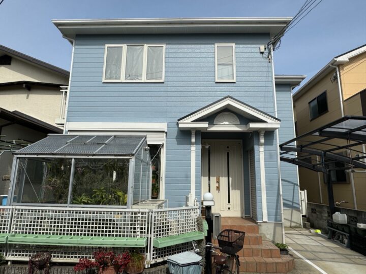 岸和田市　Ｉ様邸　外壁塗装 屋根塗装　2024/4/2