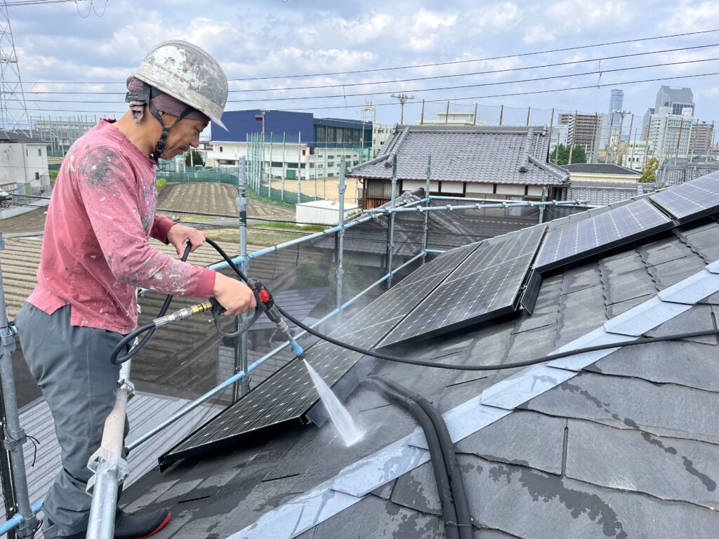 泉佐野市高圧洗浄