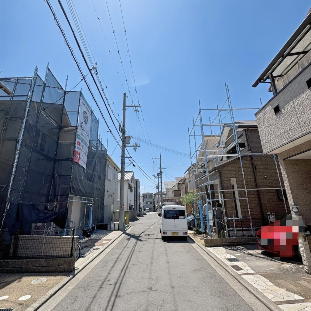 岸和田市足場