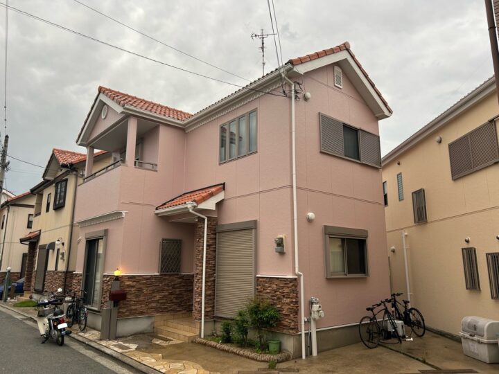高石市　外壁塗装工事　完工日：2025/5/21