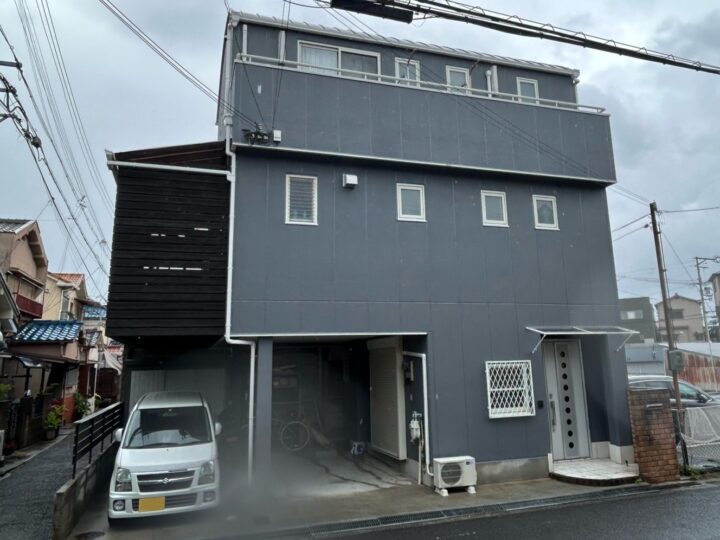岸和田市　外壁塗装工事　完工日：2025/5/17