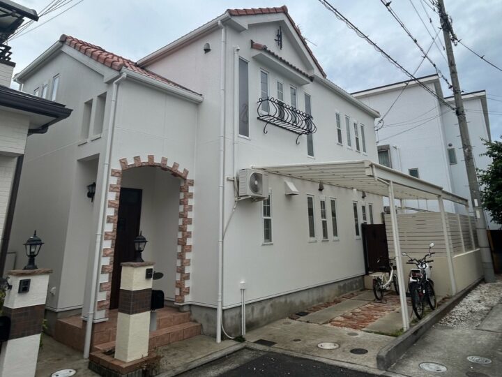 泉大津市　外壁塗装工事　完工日：2025/5/31