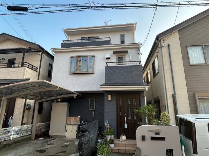 高石市　外壁塗装 屋根塗装工事　完工日：2025/7/7