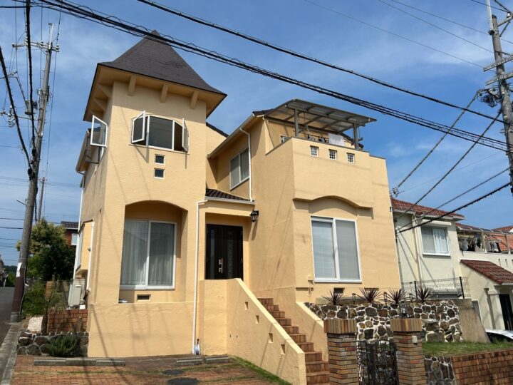 阪南市　外壁塗装 屋根塗装工事　完工日：2025/8/4