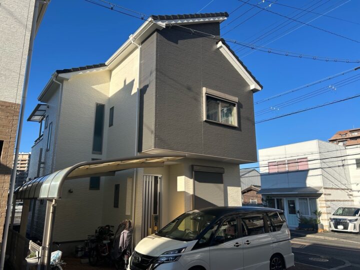 岸和田市　Ｆ様邸　外壁塗装　2025/12/6