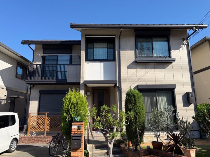 岸和田市　外壁塗装工事　完工日：2025/10/22