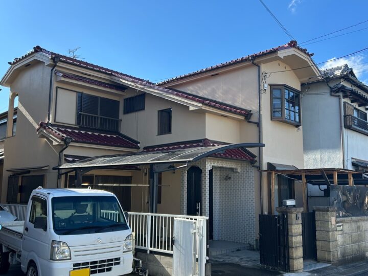 泉佐野市 外壁塗装工事 完工日:2025/12/4