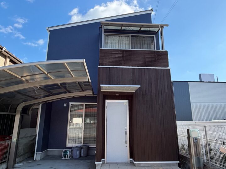 岸和田市　Ｏ様邸　外壁塗装　2025/12/18