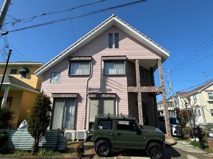 貝塚市　Ｍ様邸　外壁塗装　2024/3/27