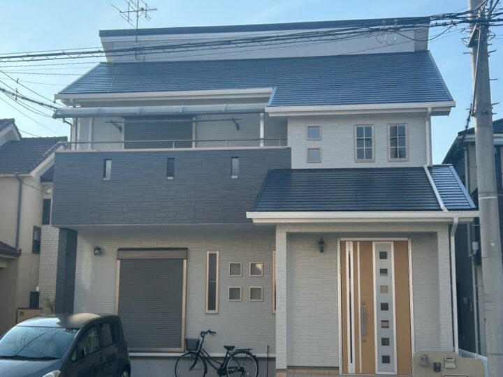 貝塚市　外壁塗装 屋根塗装工事　完工日：2026/4/3