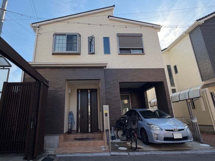 岸和田市　Ｆ様邸　外壁塗装 屋根塗装　2026/6/13