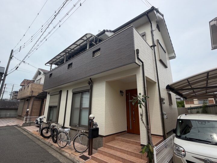 岸和田市　Ｋ様邸　外壁塗装 屋根塗装　2026/6/19